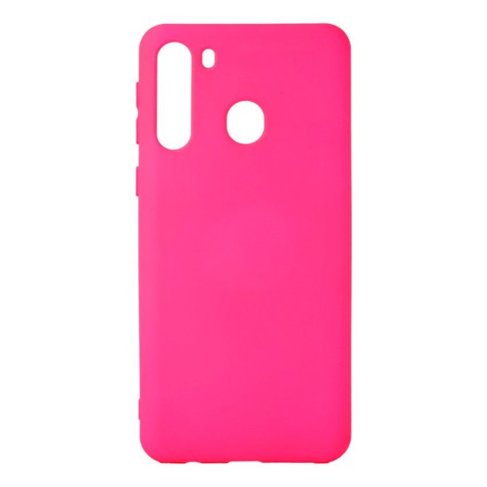 Soft Silicon Case for Samsung Galaxy A21 Pink